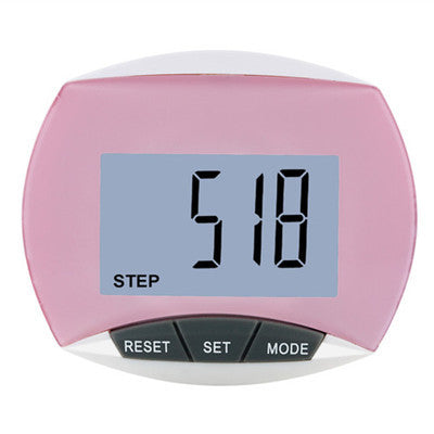 Smart fitness tracker step counter for seniors jogging activity