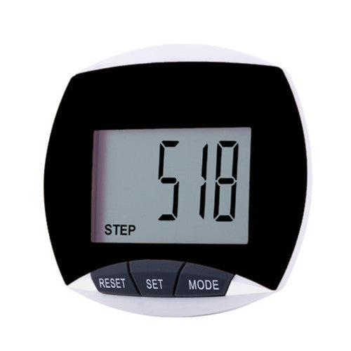 Smart fitness tracker step counter for seniors jogging activity
