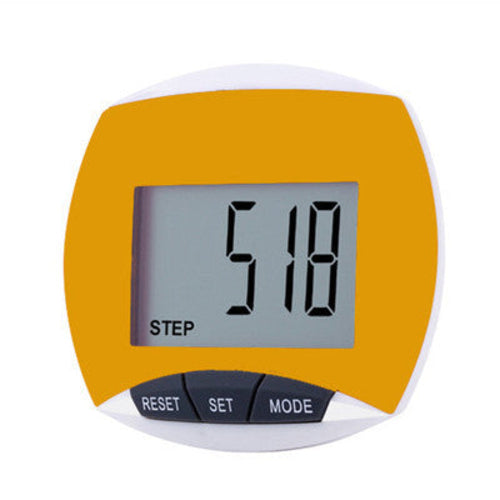 Smart fitness tracker step counter for seniors jogging activity