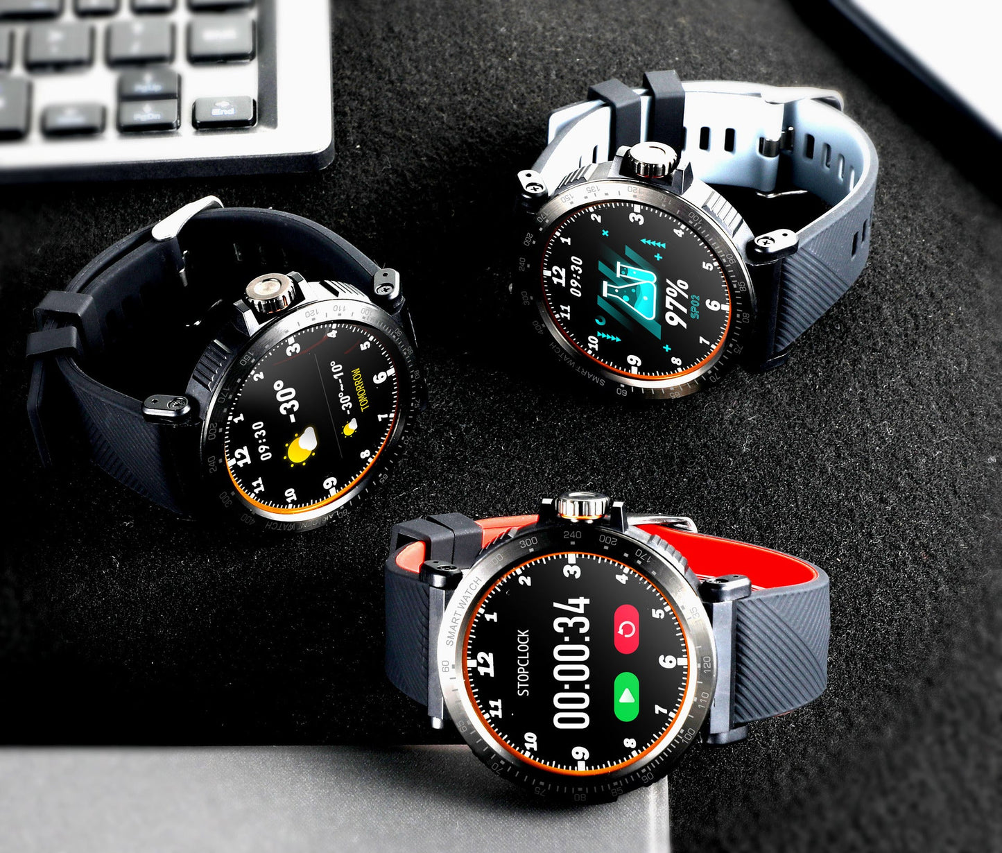 K18 touchscreen multi-activity fitness tracker