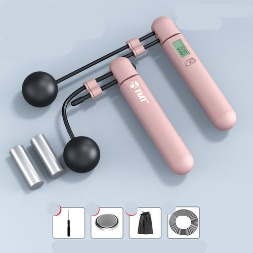 Smart Jump Rope Wireless Fitness Tracker Weight Loss Workout Steel