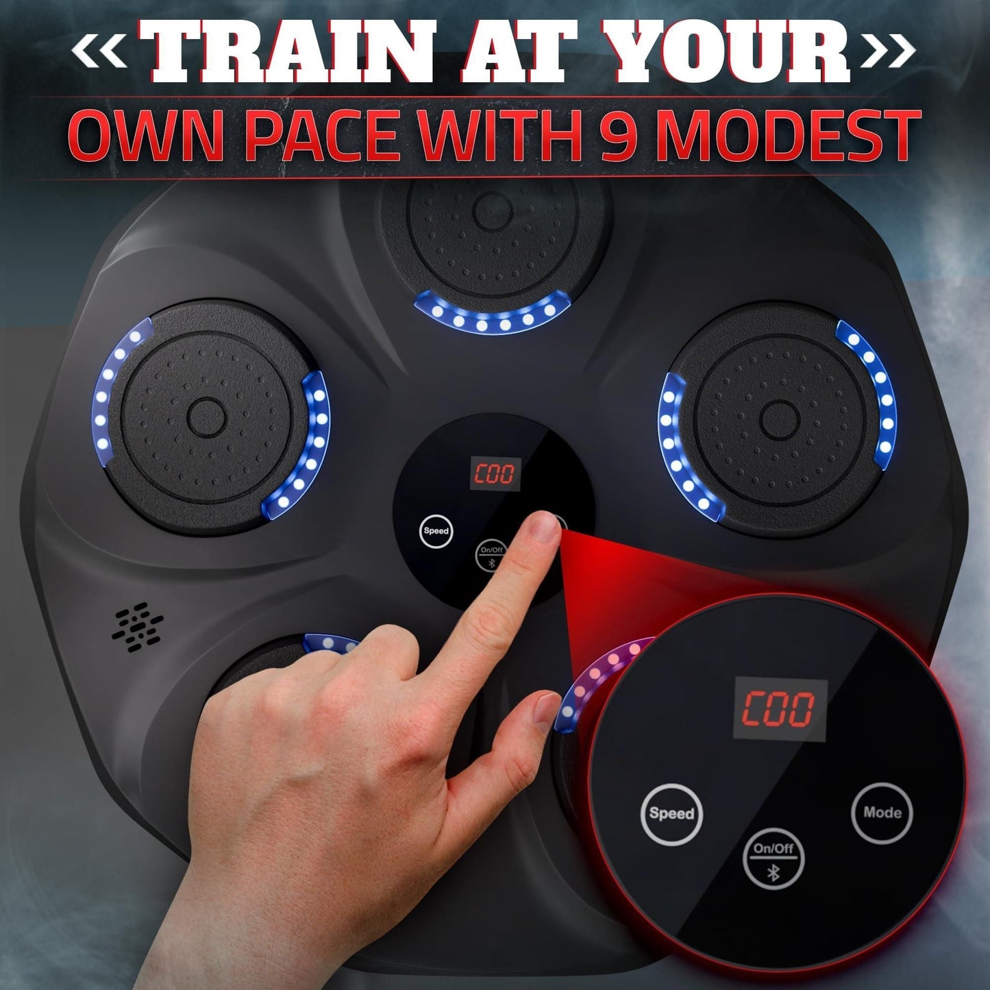 Music Boxing Machine for Adults Durable Wall Mounted Bluetooth Music