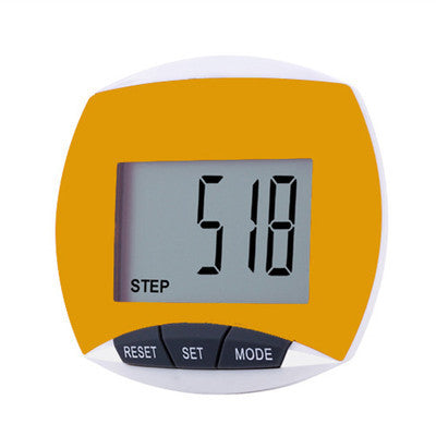 Smart fitness tracker step counter for seniors jogging activity
