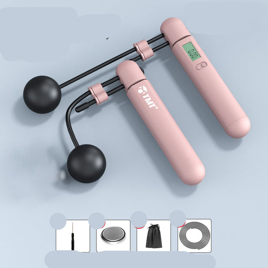 Smart Jump Rope Wireless Fitness Tracker Weight Loss Workout Steel