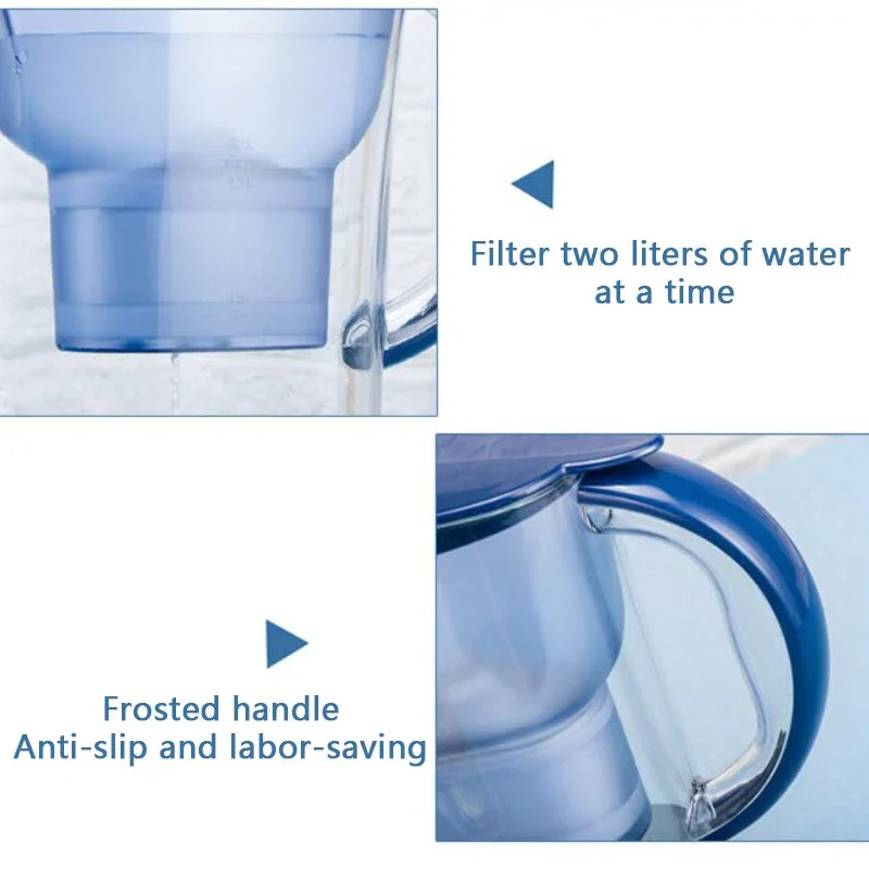 2.5L Water Purifier Kettle Capacity Water Filter Four-layer Filter