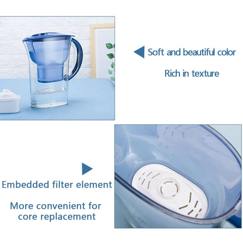 2.5L Water Purifier Kettle Capacity Water Filter Four-layer Filter