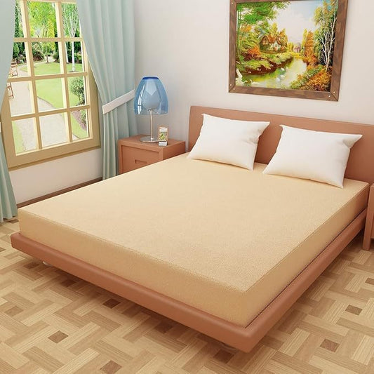 VANOS DREAMZ Water Proof Terry Cloth Fitted Mattress Protector for